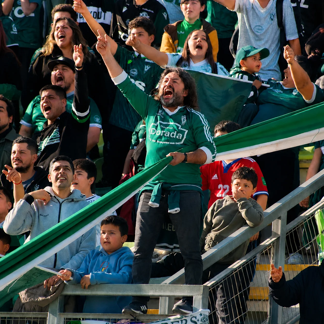 Alegria wanderino hincha connotado de Santiago Wanderers
